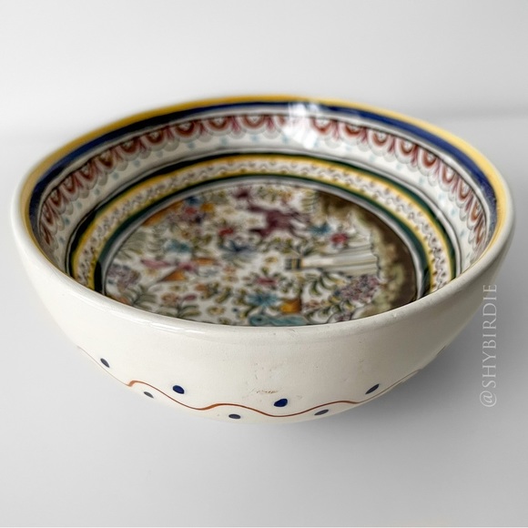 Genuine Portuguese Artisan Handcrafted Painted Bowl - Picture 4 of 14